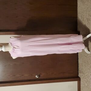 Lauren Lane X Sonoma Womens Light Pink Sleeveless Long Length Dress Size Large